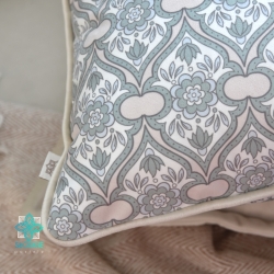 Emi decorative square pillowcase with flowers