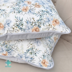 Elvina decorative pillowcase with inset