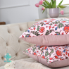 Folk garden square decorative pillowcase