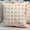 Retro decorative square pillowcase