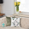 Spring Bunny square decorative pillowcase