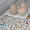 Chanterelles colorées, chemin de table décoratif