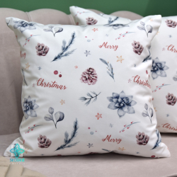 Linksmų Kalėdų dekoratyvinis kalėdinis pagalvės užvalkalas