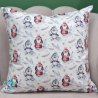 Winter penguins, Christmas decorative pillowcase