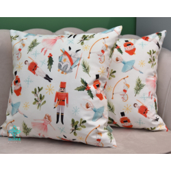 Nutcracker decorative Christmas pillowcase