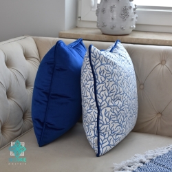 Quadratischer dekorativer Kissenbezug aus Meereskoralle mit Einsatz