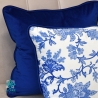 Διακοσμητική μαξιλαροθήκη με λουλούδια Hampton με ένθετο