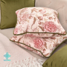Peonies in the garden decorative floral pillowcase