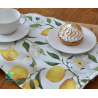 Лимонова декоративна кухненска кърпа