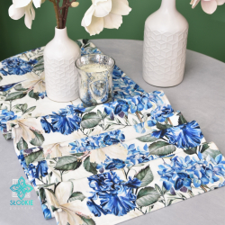 Blue Hydrangea Runner 40x180