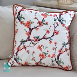 Sakura dekoratyvinis pagalvės užvalkalas su vamzdeliais