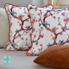 Decoratief kussensloop Sakura met bies